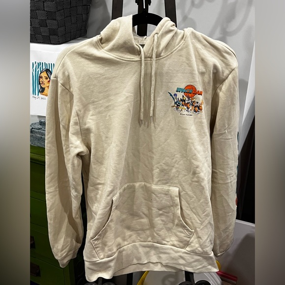 Size medium beige colour space jam hoodie - Picture 1 of 3